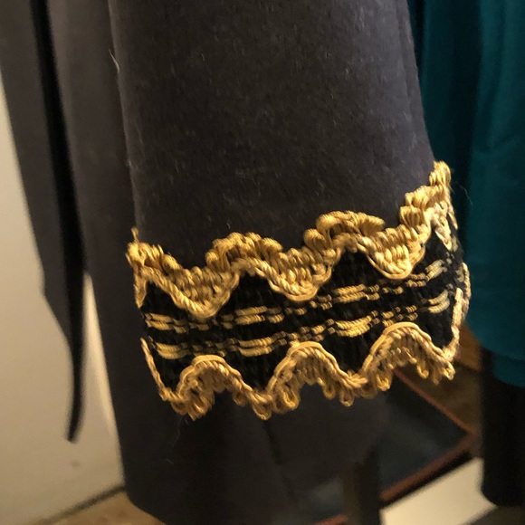 Vintage Celine Coat with Gold Trim - Picture 3 of 9